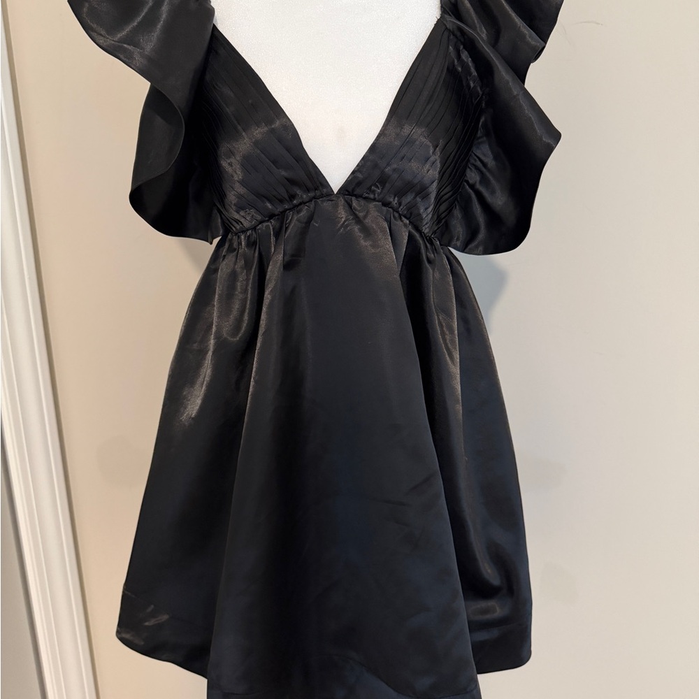 Elegant Black Mini Dress